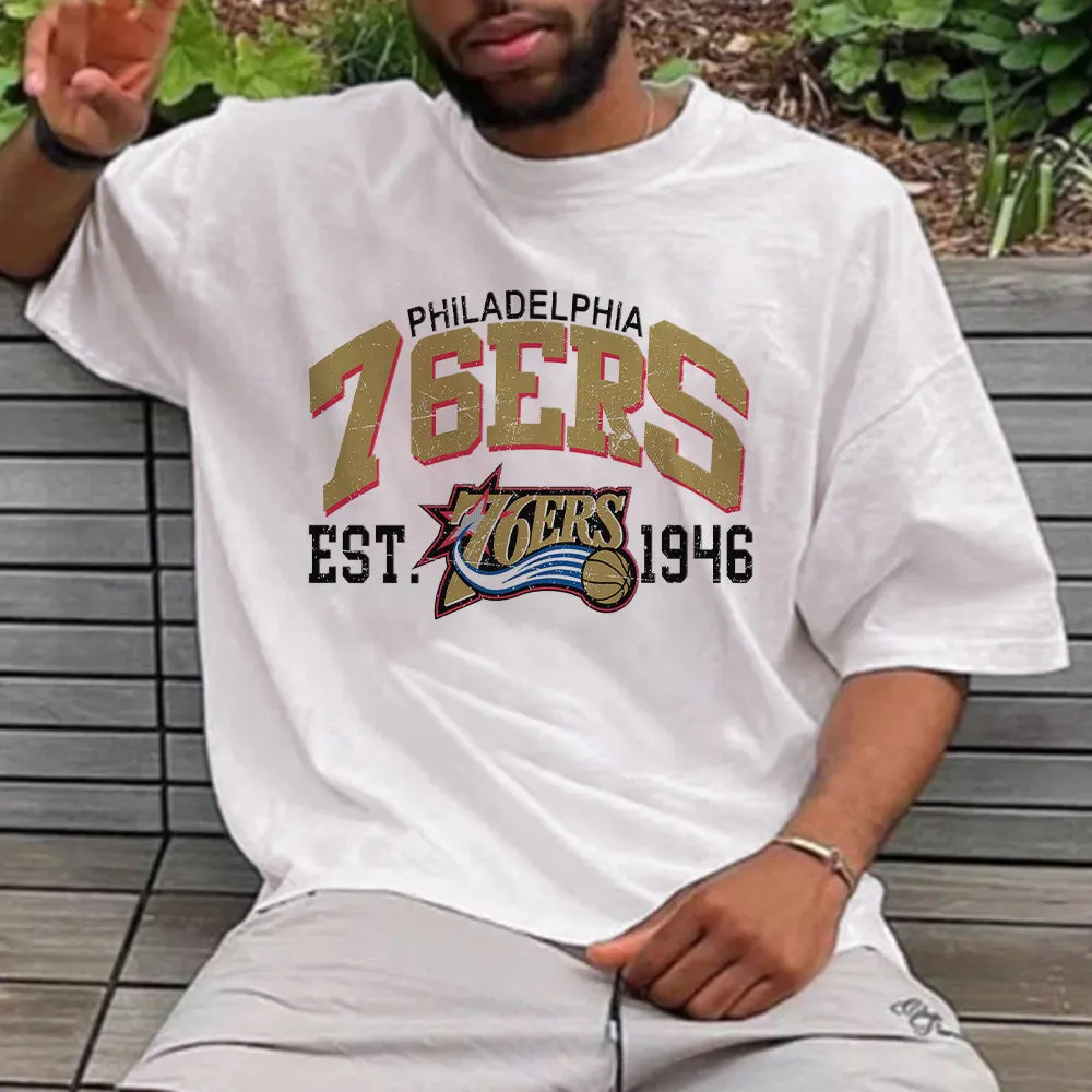 Philadelphia 76 ERS Men's Fashion T-shirts sold by Shopnova product image thumbnail 2