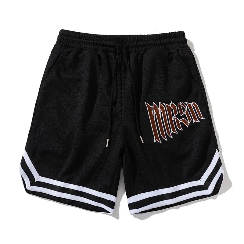 Men's Hip Hop Letter Embroidered Casual Shorts sold by Shopnova product image thumbnail 5