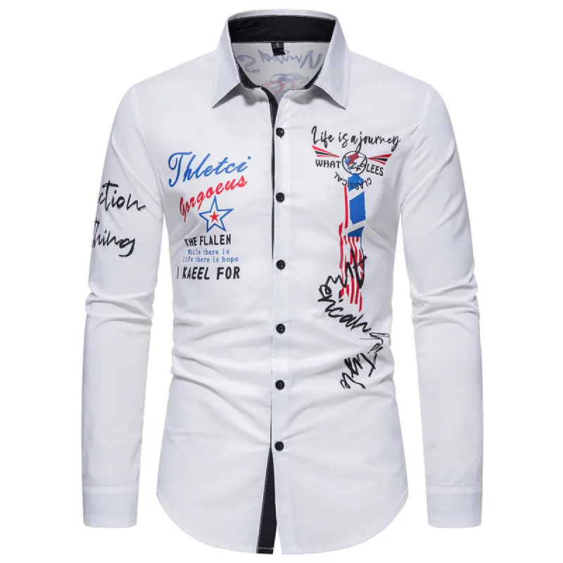 Casual Solid Color Printed Shirt sold by Shopnova