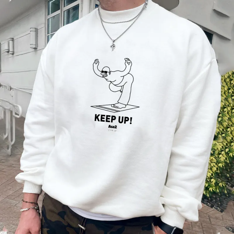 ACE2™ Keep Up Men's Sweatshirt sold by Shopnova