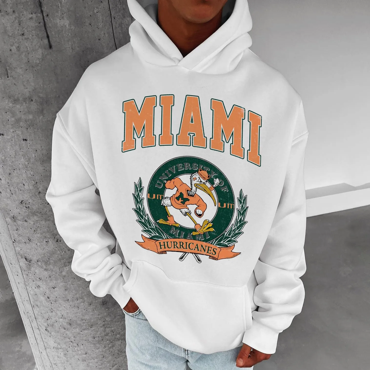 Miami Hurricanes Men's Casual Hoodies sold by Shopnova