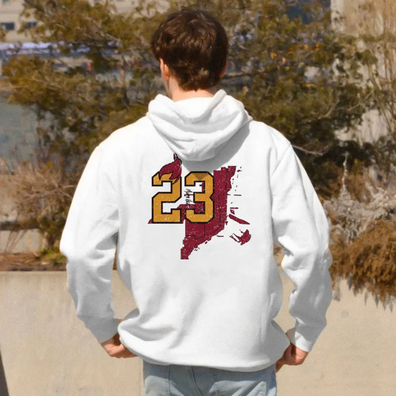 NOVAROPA™ Miami Heat Basketball Fleece Hoodie sold by Shopnova