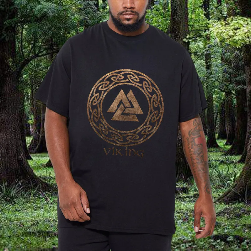 Viking Runes Men's Black T-shirt sold by Shopnova