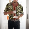 Printed Long Sleeve Men's Shirt sold by Shopnova