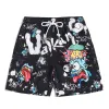 Men's beach pants loose casual cartoon printed shorts sold by Shopnova
