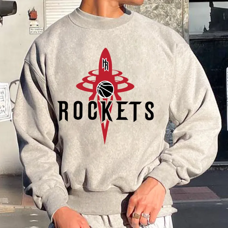 Houston Rockets Men's Pullover Sweatshirt sold by Shopnova