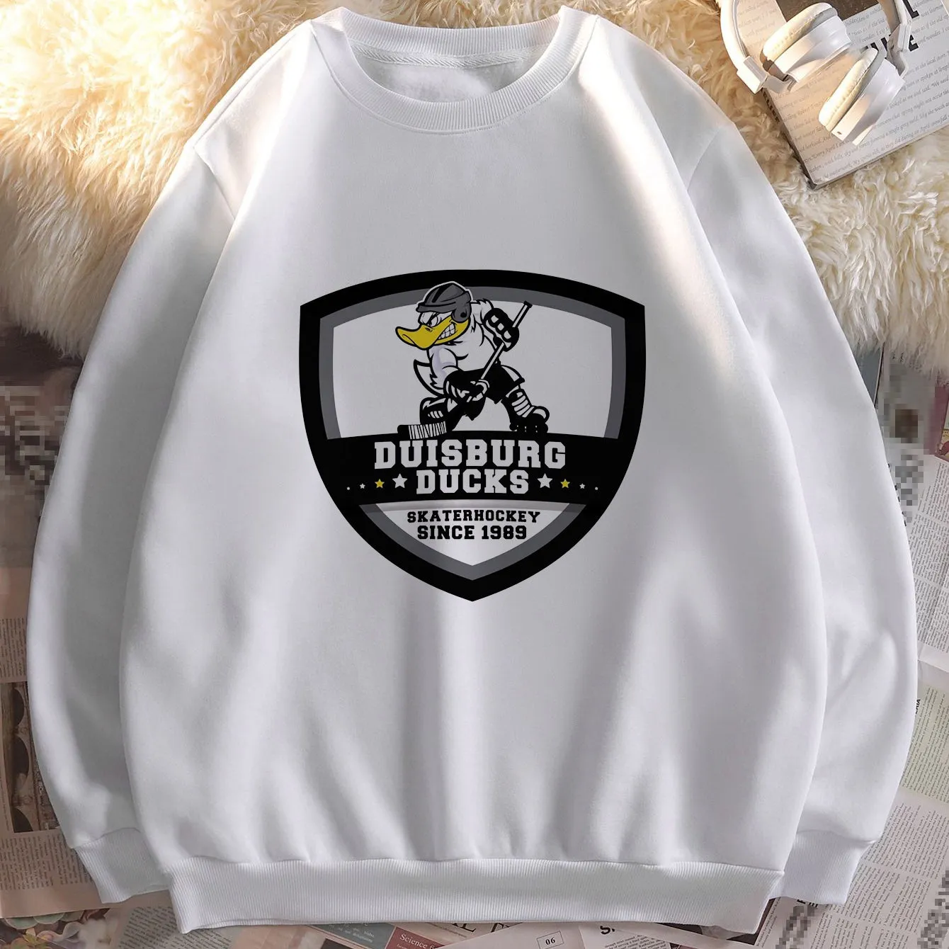 Skaterhockey Print Men's Sweatshirt sold by Shopnova product image thumbnail 2