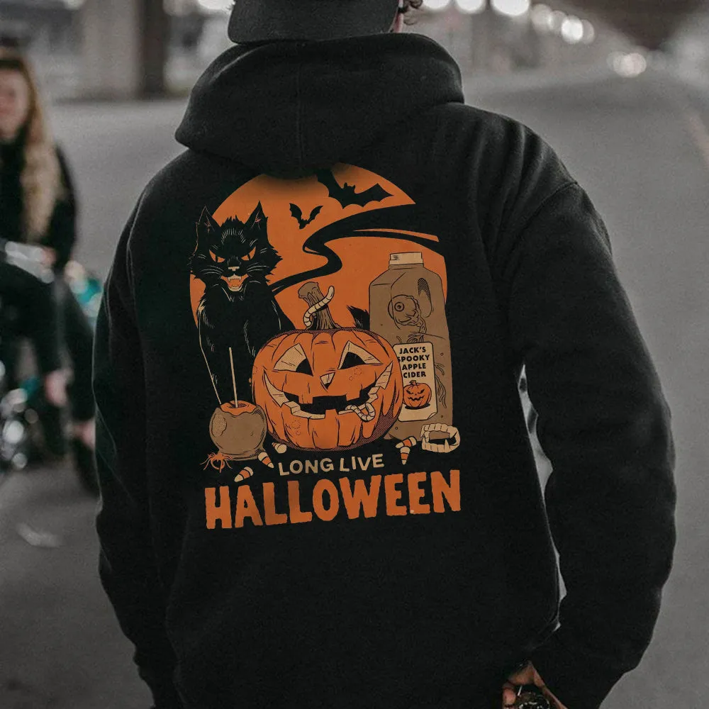 Halloween Graphic Print Men's Sweatshirt sold by Shopnova product image thumbnail 2
