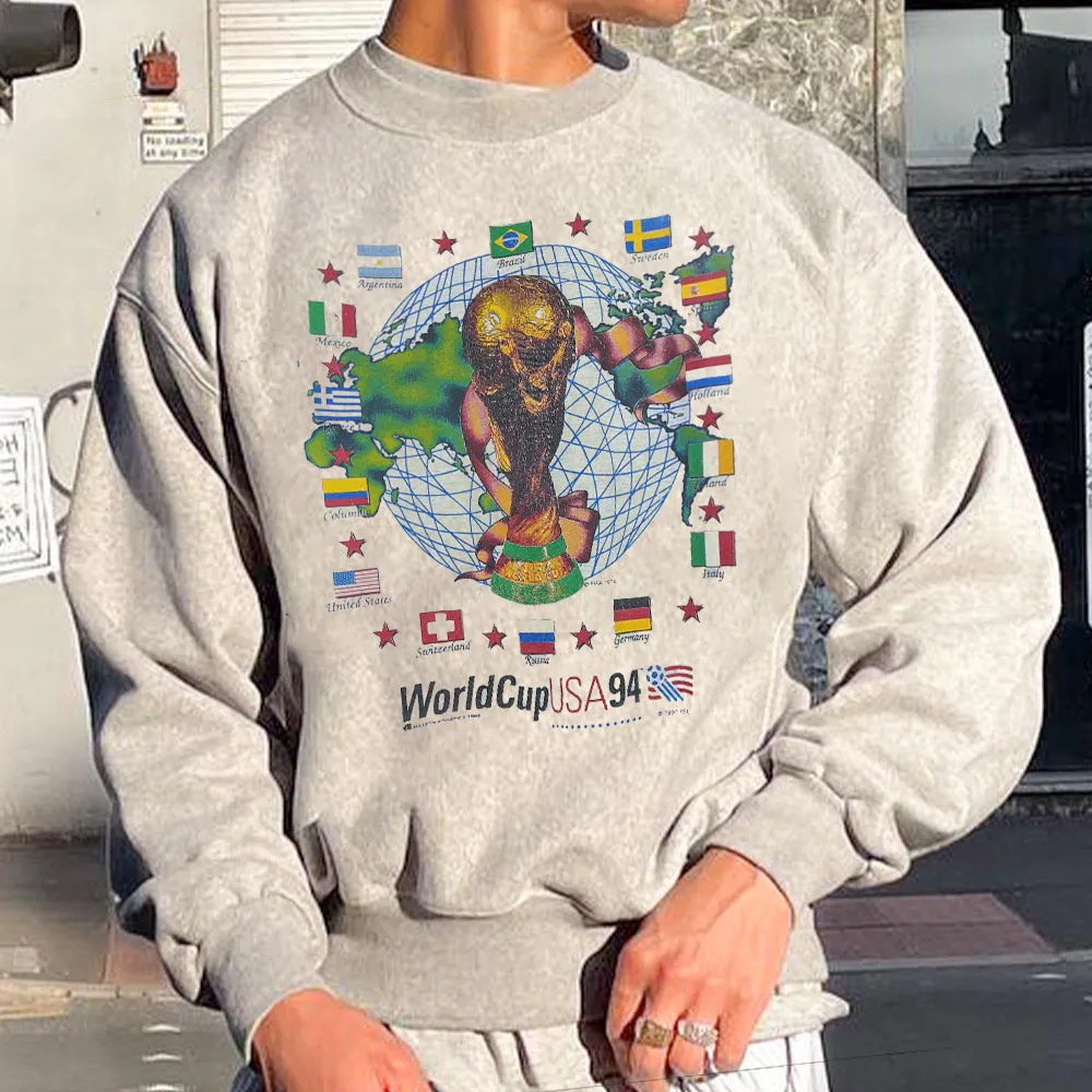 FIFA World Cup USA 1994 Men's Crew Neck Sweatshirt sold by Shopnova