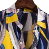 Cotton And Linen Printed Pocket Button-down Shirt sold by Shopnova