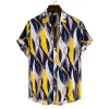 Cotton And Linen Printed Pocket Button-down Shirt sold by Shopnova