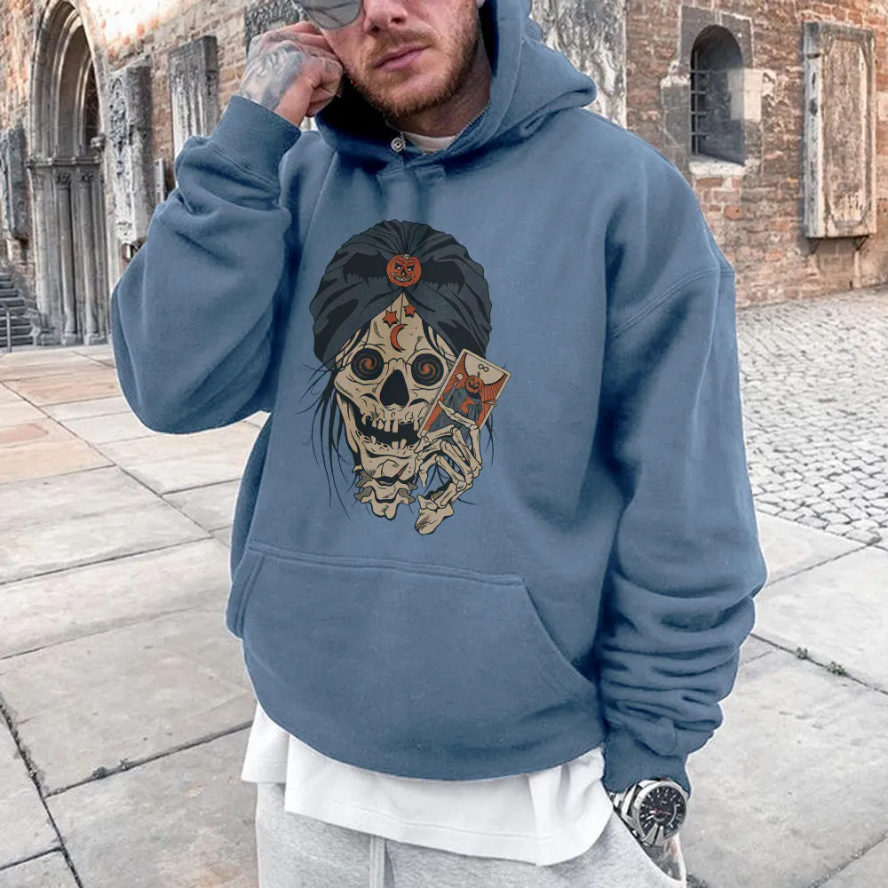 Halloween Graphic Print Men's Sweatshirt sold by Shopnova