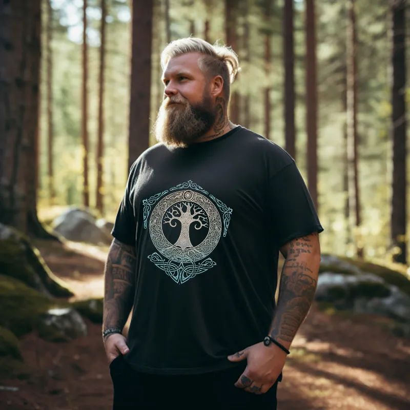 Nordic Mythology Yggdrasil Men's Graphic Tee sold by Shopnova product image thumbnail 2