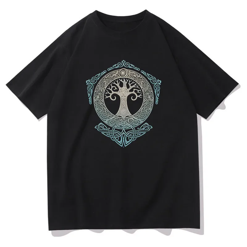 Nordic Mythology Yggdrasil Men's Graphic Tee sold by Shopnova product image thumbnail 4
