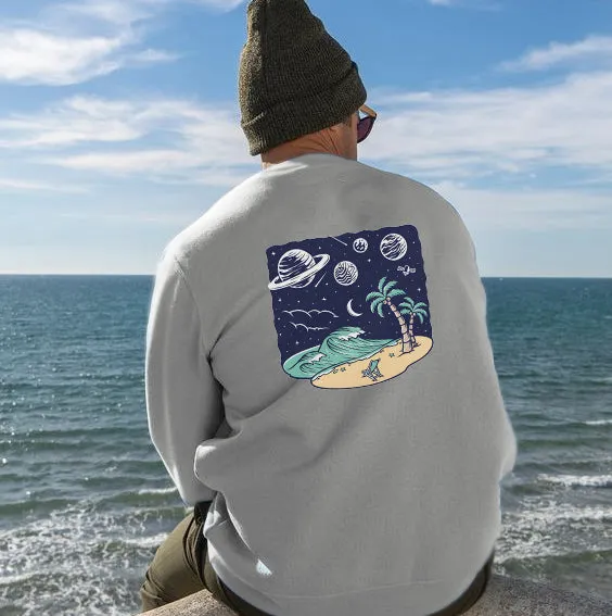Surfing Graphic Print Men's Sweatshirt sold by Shopnova