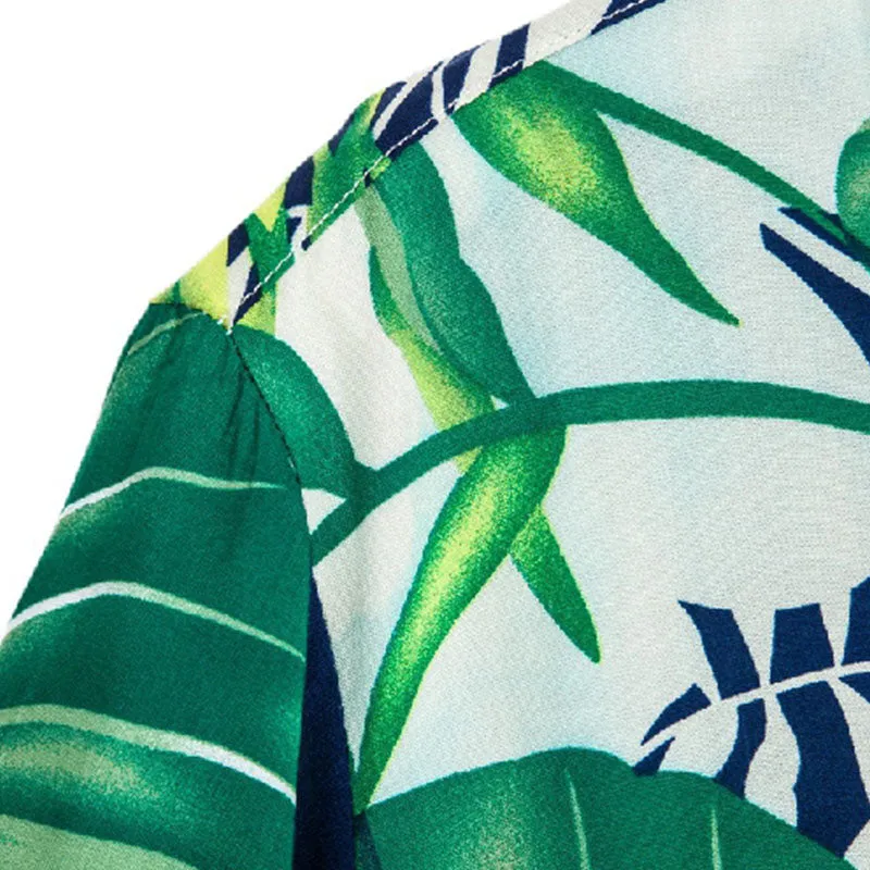 Cotton And Linen Printed Pocket Button-down Shirt sold by Shopnova product image thumbnail 4