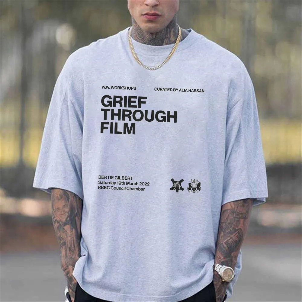 Alphabet Graphic Print Casual Men's T-Shirt sold by Shopnova