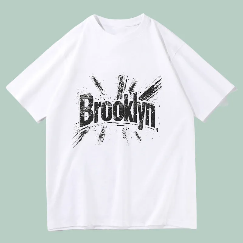 Men's Brooklyn Vintage Print Short Sleeve T-shirt sold by Shopnova product image thumbnail 3