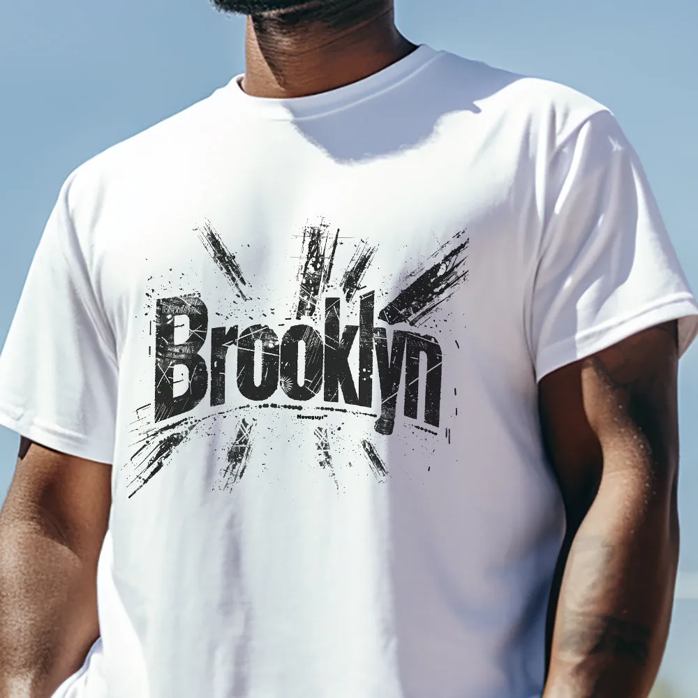 Men's Brooklyn Vintage Print Short Sleeve T-shirt sold by Shopnova product image thumbnail 2