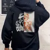 Letter Bear Patchwork Graphic Print Loose Men's Sweatshirt sold by Shopnova