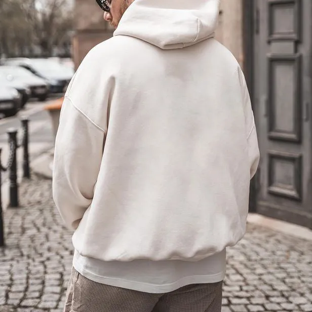 BROOKLYN Alphabet Graphic Print Men's Oversize Street Style Hoodie sold by Shopnova product image thumbnail 4