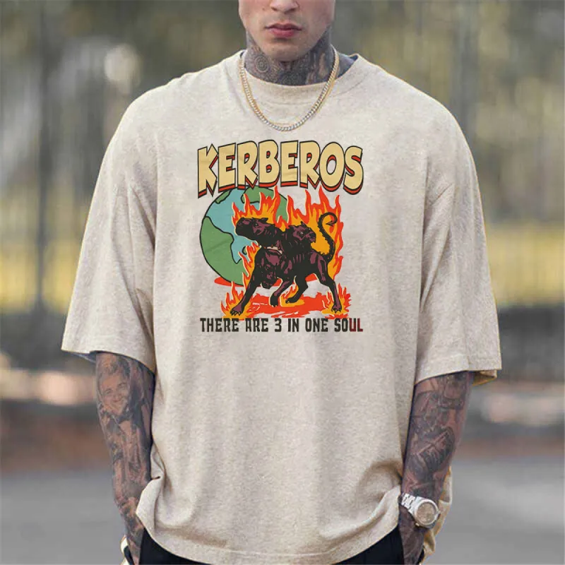 Alphabet Graphic Print Casual Men's T-Shirt sold by Shopnova