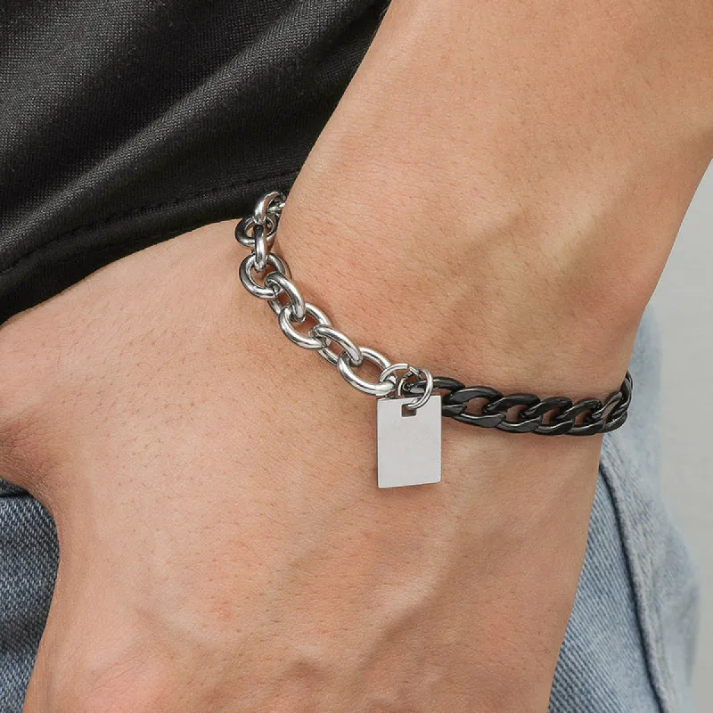 Fashion Hip Hop Men's Bracelet sold by Shopnova