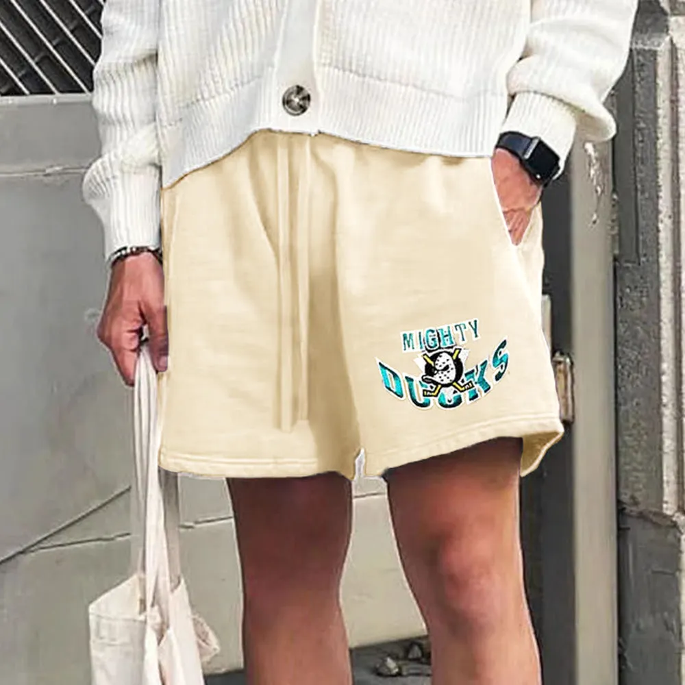 Mighty Ducks Men's Streetwear Drawstring Shorts sold by Shopnova