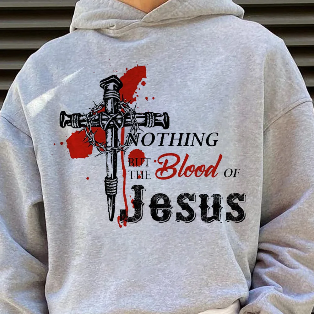 Men's Jesus Printed Oversized Hoodie sold by Shopnova product image thumbnail 2