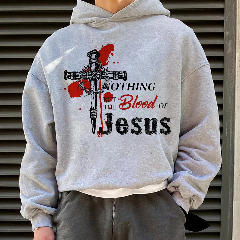 Men's Jesus Printed Oversized Hoodie sold by Shopnova
