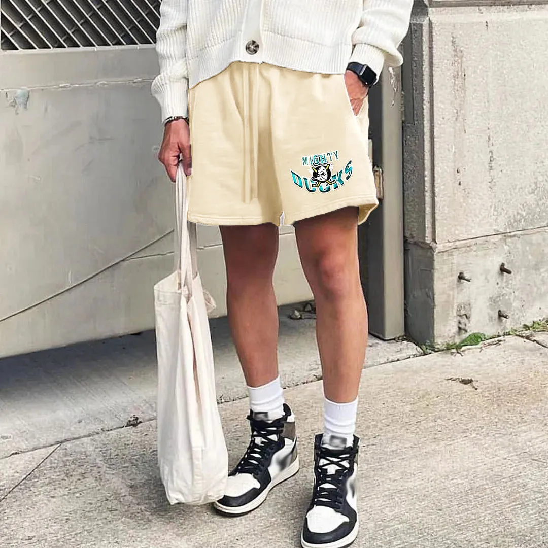 Mighty Ducks Men's Streetwear Drawstring Shorts sold by Shopnova product image thumbnail 2