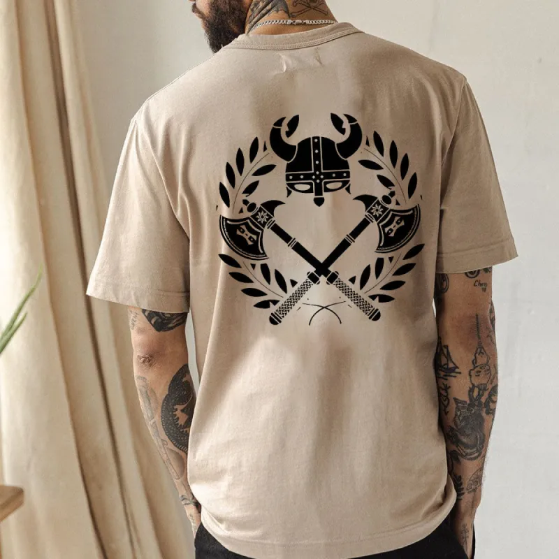 Viking Glory Men's Cotton T-shirt made by Shopnova