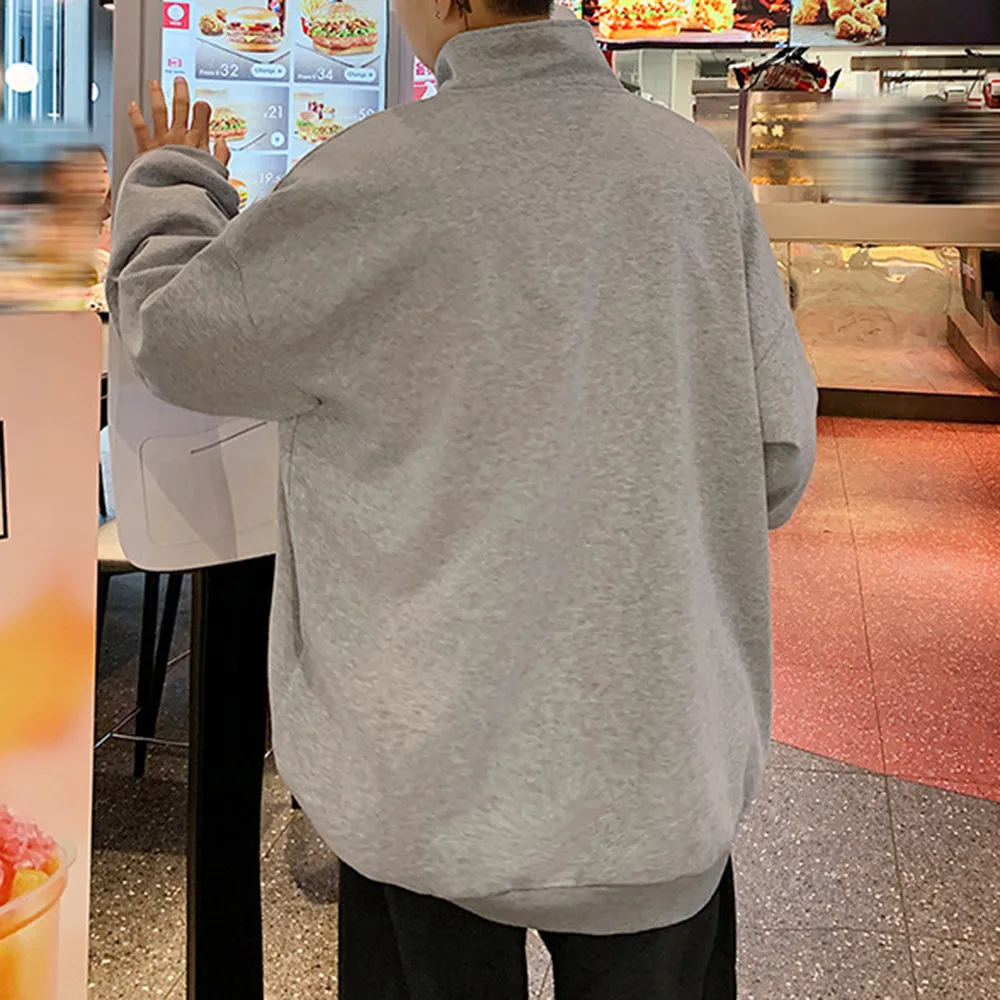 Letter Graphics Casual Loose Men's Sweatshirt sold by Shopnova product image thumbnail 3