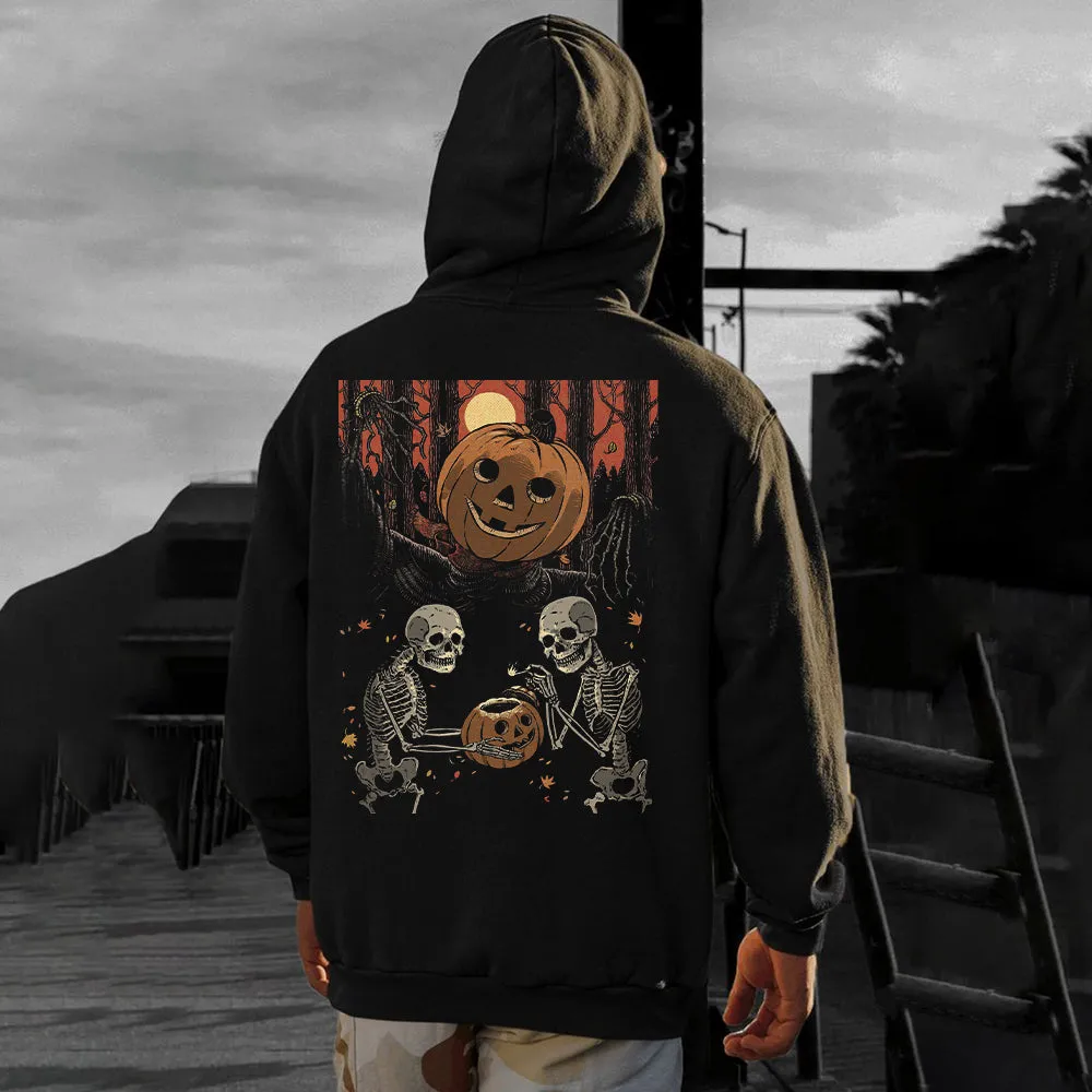 Halloween Graphic Print Men's Sweatshirt sold by Shopnova