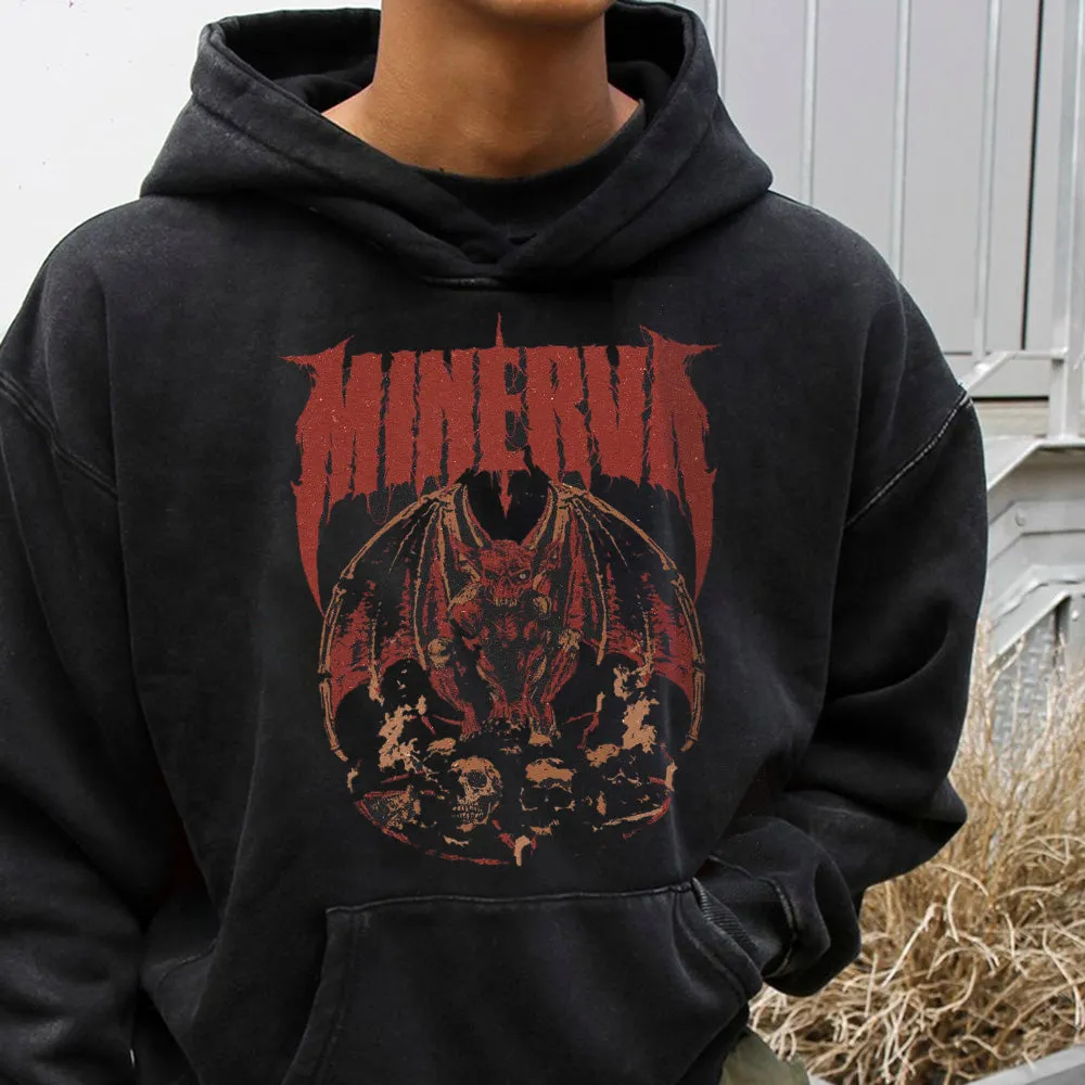 Skull Graphic Print Casual Men's Hoodie Sweatshirt sold by Shopnova product image thumbnail 2