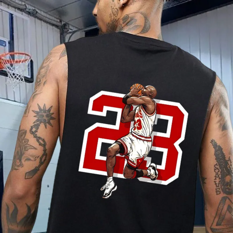 Number 23 Basketball Fans Men's Tank Top-B sold by Shopnova