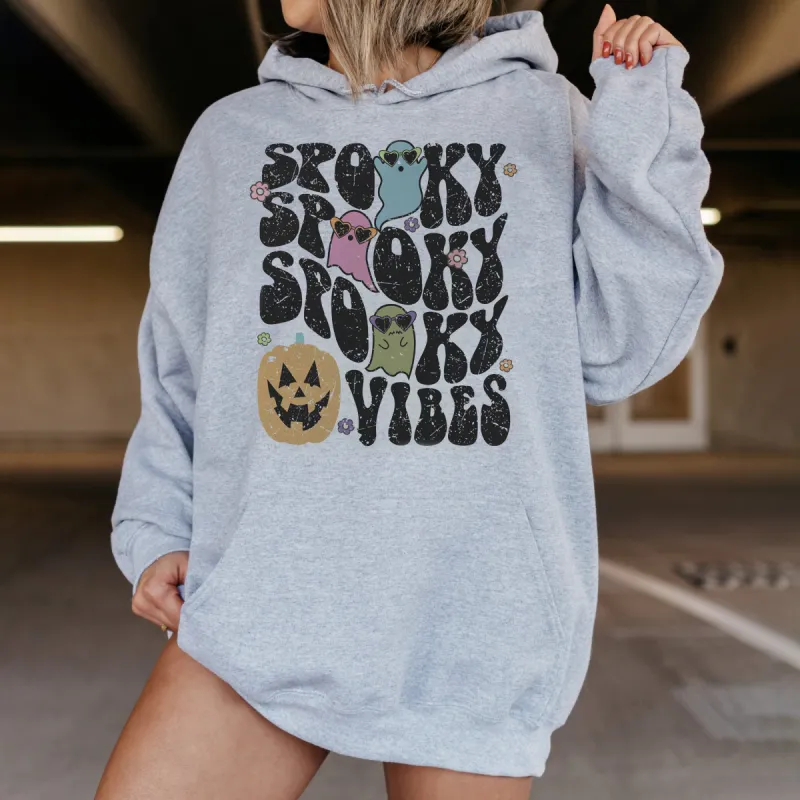 Halloween Graphic Print Women's Hoodie Sweatshirt sold by Shopnova
