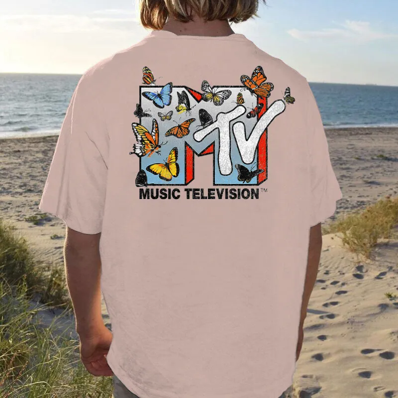Music Television Music Graphic Print Statement Casual Men's T-Shirt sold by Shopnova