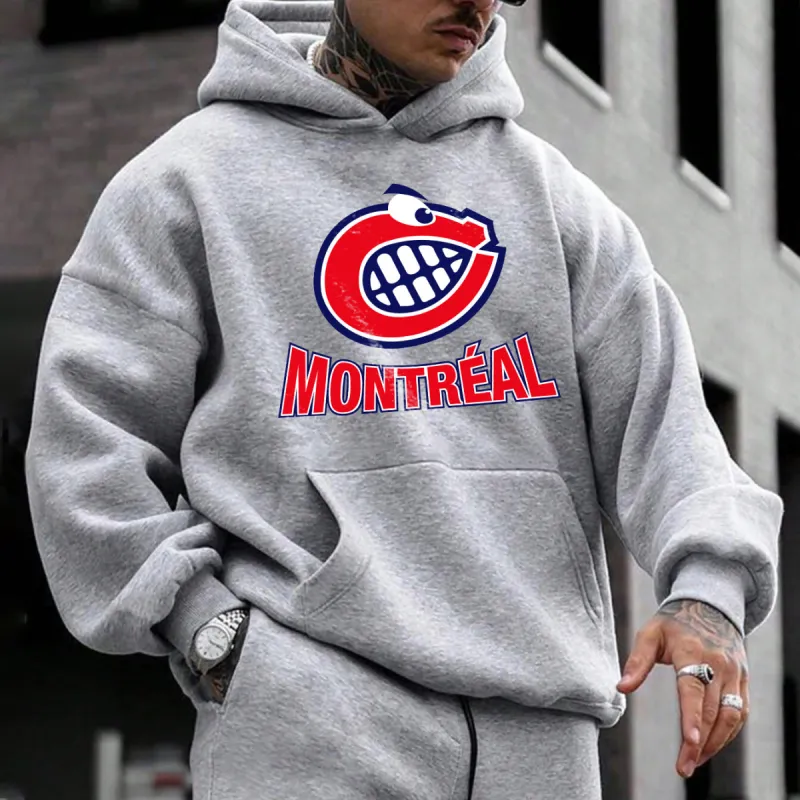 Montreal Canadiens Casual Fleeced Hoodie sold by Shopnova