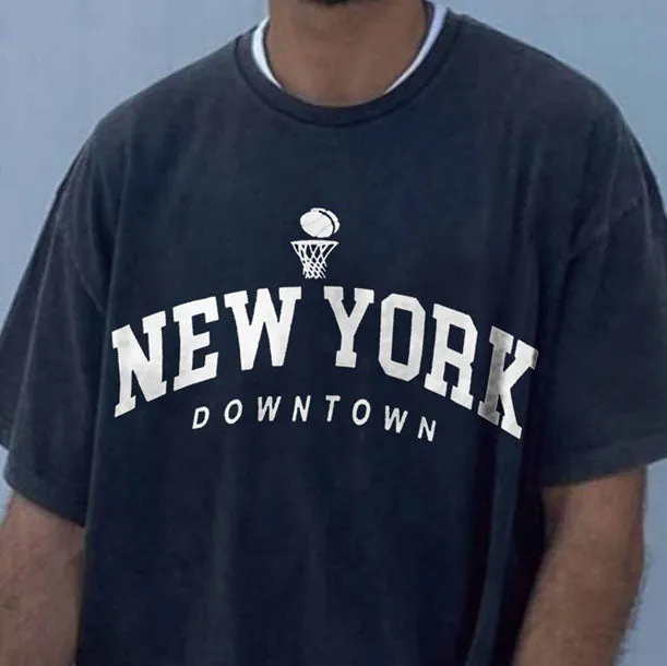 Clearance-NewYork Men's T-Shirt-S sold by Shopnova product image thumbnail 2