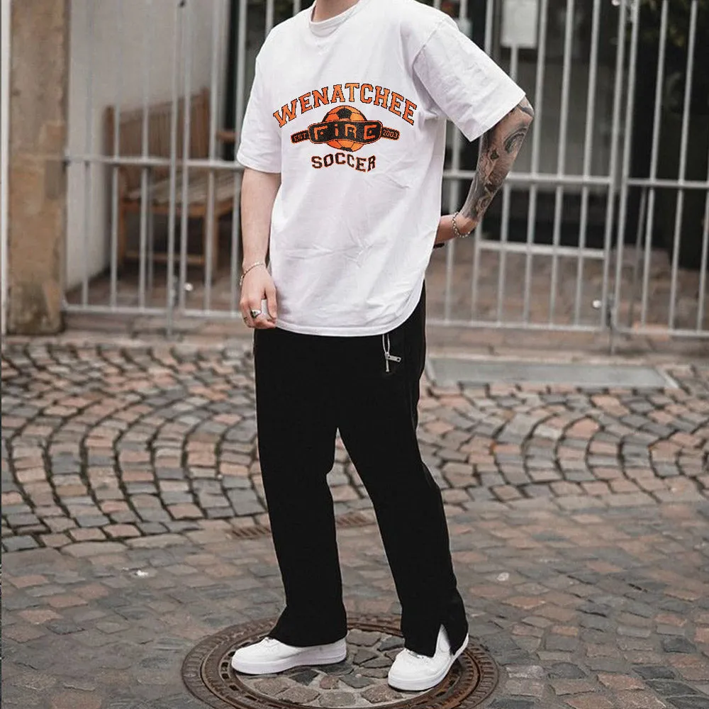 Soccer Graphic Print Men's T-Shirt sold by Shopnova product image thumbnail 2