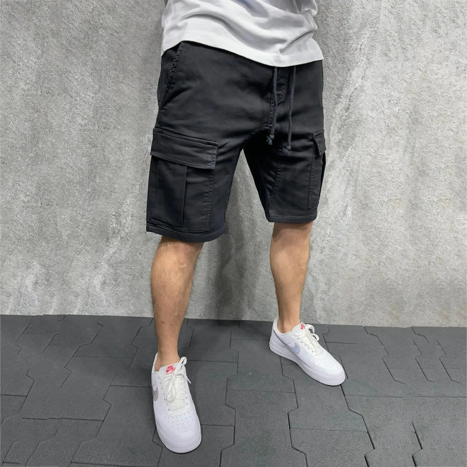 Clearance-Multi-pocket Men's Shorts-L sold by Shopnova product image thumbnail 2