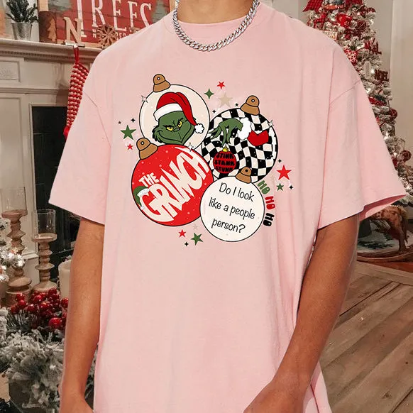 Grinchmas Print Men's Xmas Cotton T-shirt sold by Shopnova product image thumbnail 3