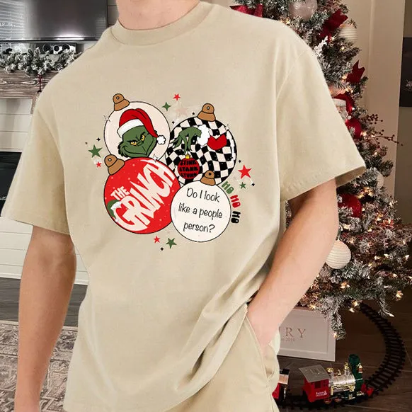 Grinchmas Print Men's Xmas Cotton T-shirt sold by Shopnova product image thumbnail 2