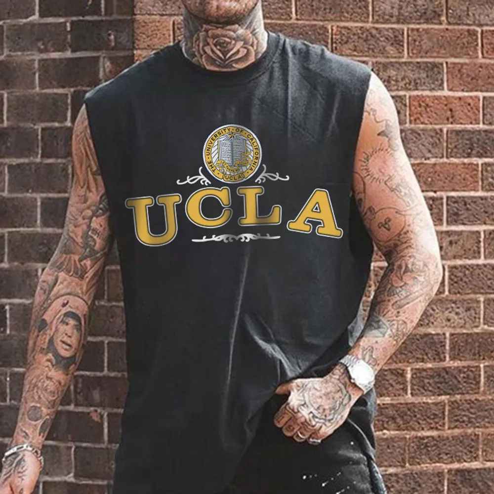 UCLA Print Men's Casual Tank Top sold by Shopnova product image thumbnail 2