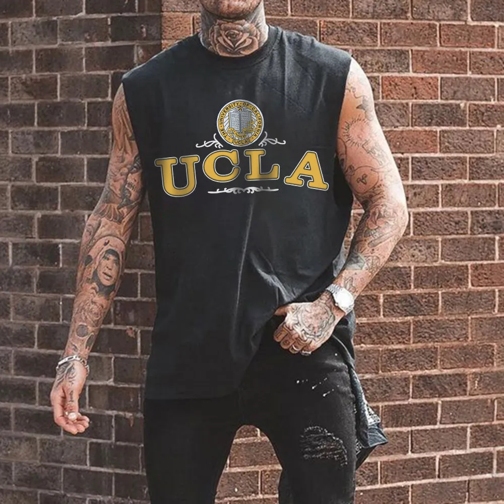 UCLA Print Men's Casual Tank Top sold by Shopnova