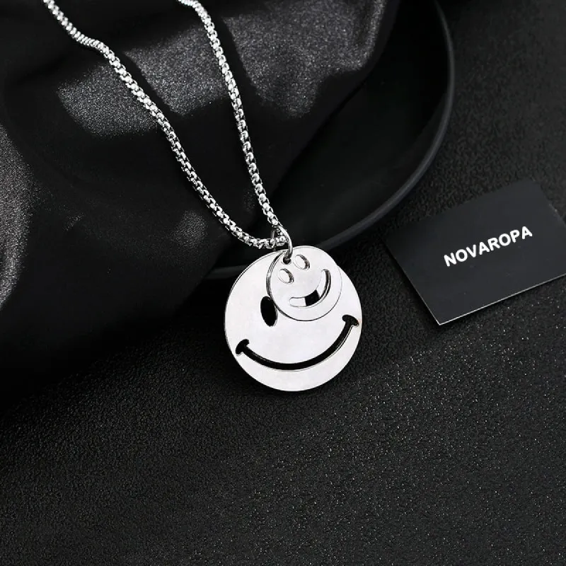 Smiley Face Steel Chain sold by Shopnova