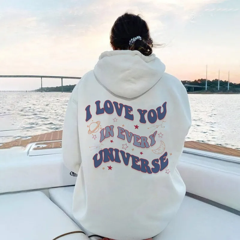 Alphabet Graphics Casual Women's Hooded Sweatshirt sold by Shopnova