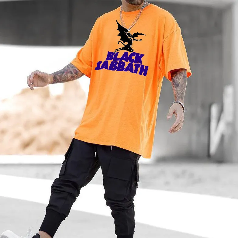 Black Sabbath Rock Music Graphic Print Casual Men's T-Shirt sold by Shopnova product image thumbnail 2