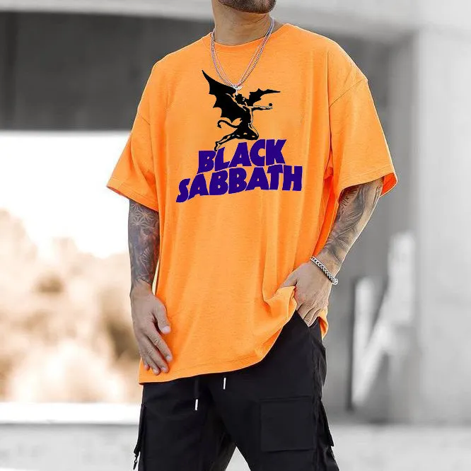 Black Sabbath Rock Music Graphic Print Casual Men's T-Shirt sold by Shopnova product image thumbnail 3